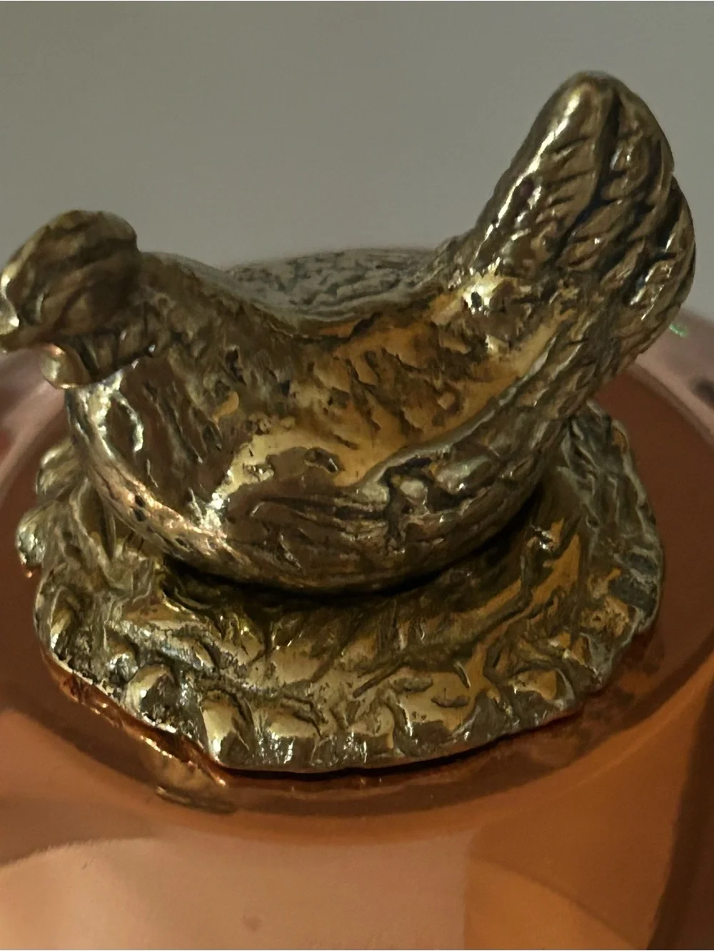 Sur La Table Copper 3 Egg Serving Bowl Holder